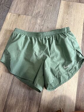 Nike Women's Green Athletic Running Shorts